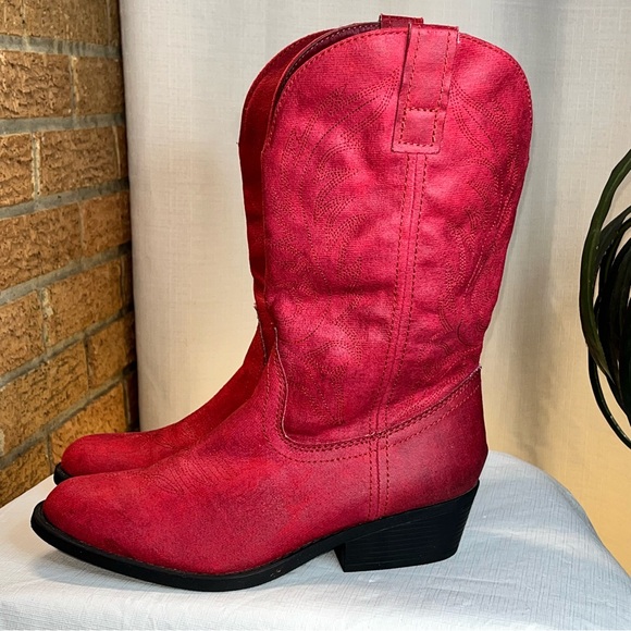 RAMPAGE red western cowgirl boots - 7.5 - Picture 4 of 15